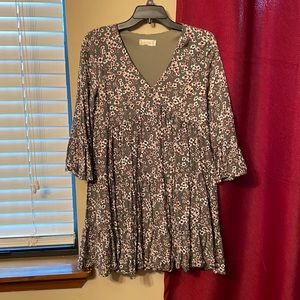 Green Floral altar’d state Dress